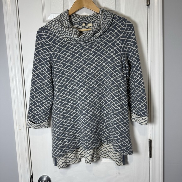 Anthropologie Sweaters - Moth Anthropologie Sweater Women's Small Galena Cowl Neck Gray Alpaca Blend